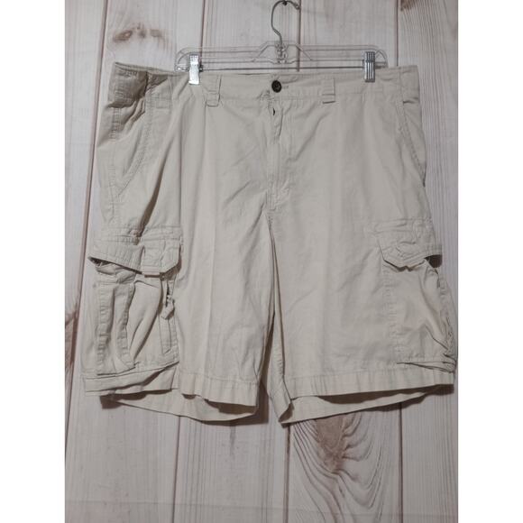 Chaps Shorts Men's 40 Cargo Rip Stop Tan‎ - Picture 1 of 6